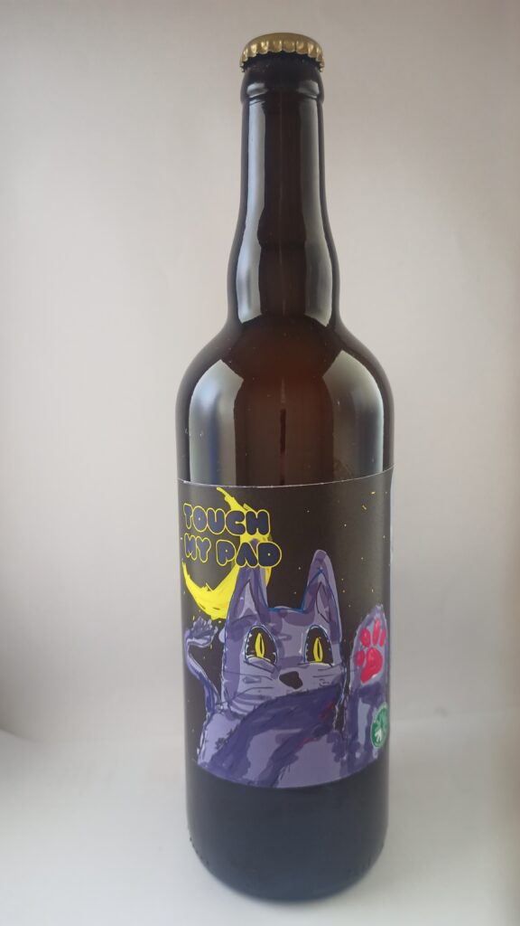 Etiquette de la biere du moment